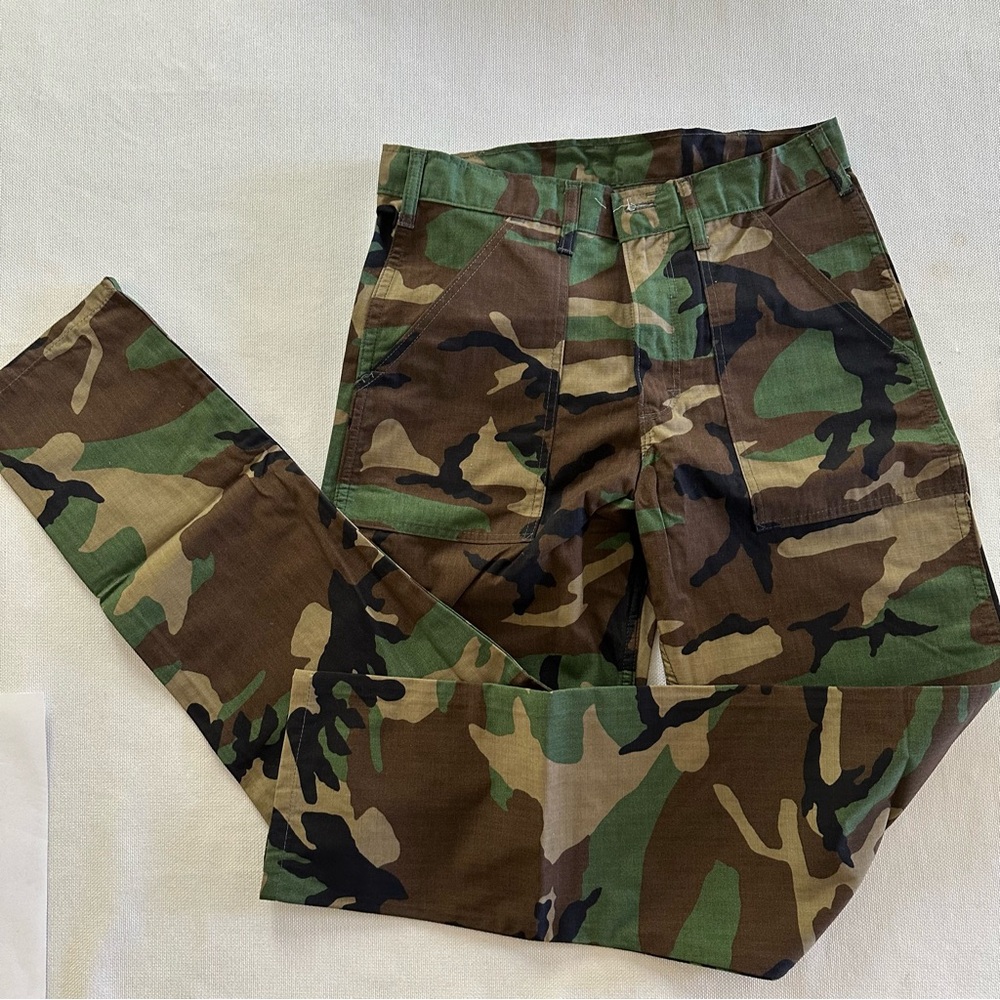 Stan Ray USA Ripstop M-81 Woodland Camo Pants Size 32X32